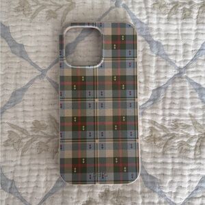 Classic Plaid Phone Case - Green and Brown